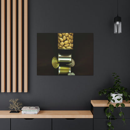 "Kitchen Pantry Creativity: Abstract Art from the Back of the Cupboard" - Canvas