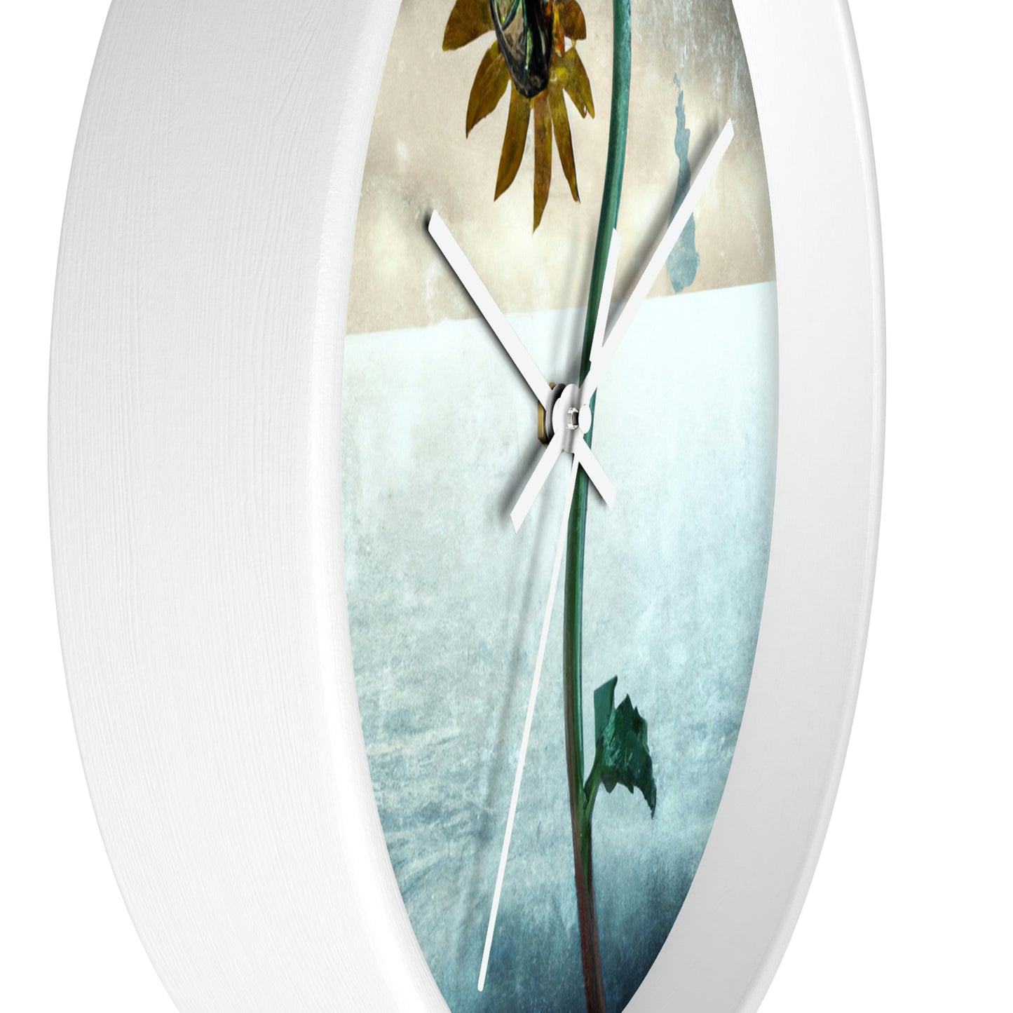 "Fighting the Frost: A Flower's Story" - The Alien Wall Clock