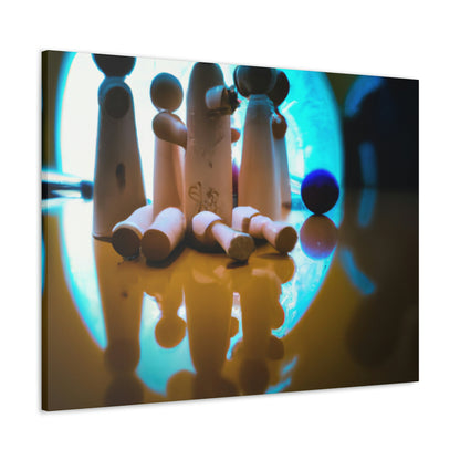 "Family Gathering Rupture" - Canvas