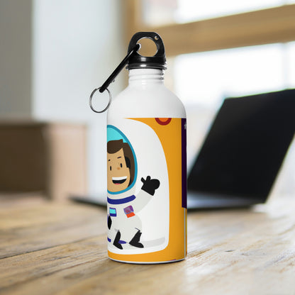 "A Voyage of Celestial Smiles" - The Alien Stainless Steel Water Bottle