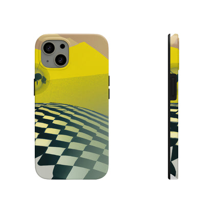 „Lost and Found in the Desert: A Bee's Journey“ – The Alien Tough Phone Cases