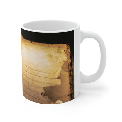 "The Attic's Ancient Secrets" - The Alien Ceramic Mug 11 oz