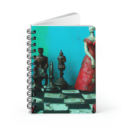 "A Forgotten Chess Set: Ready for a New Match" - The Alien Spiral Bound Journal