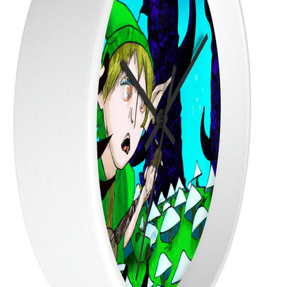 "The Tune-Trotting Elf and the Haunted Forest" - The Alien Wall Clock