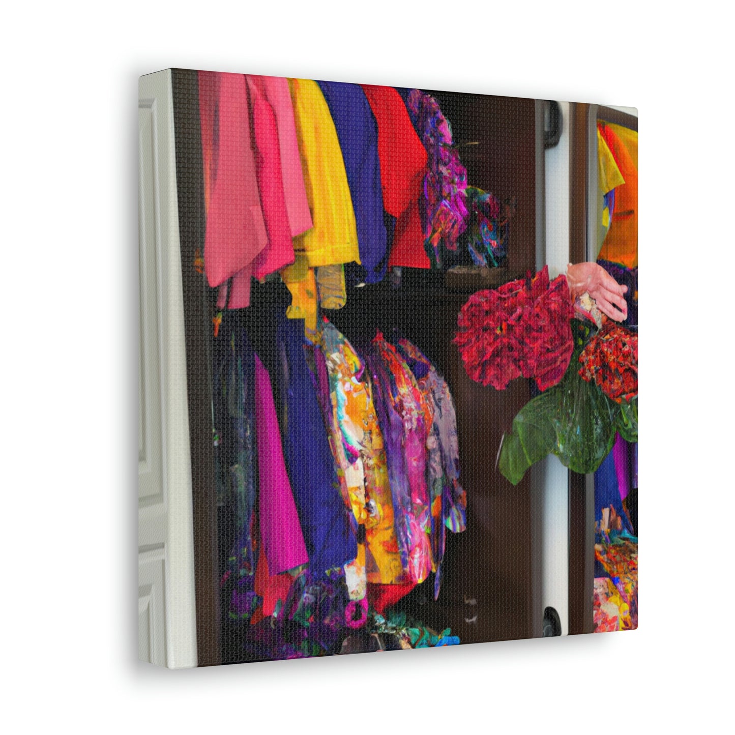 "The Boldest Hues in My Wardrobe" - Canvas