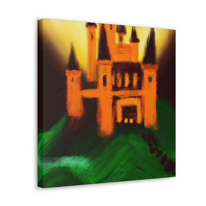 "Mysterious Castle Painting" - The Alien Canva