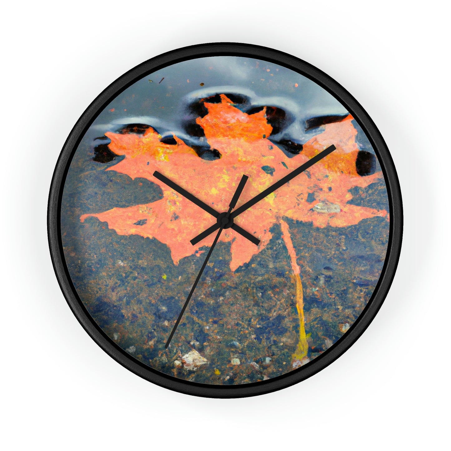 "Reflejos de otoño" - El reloj de pared alienígena