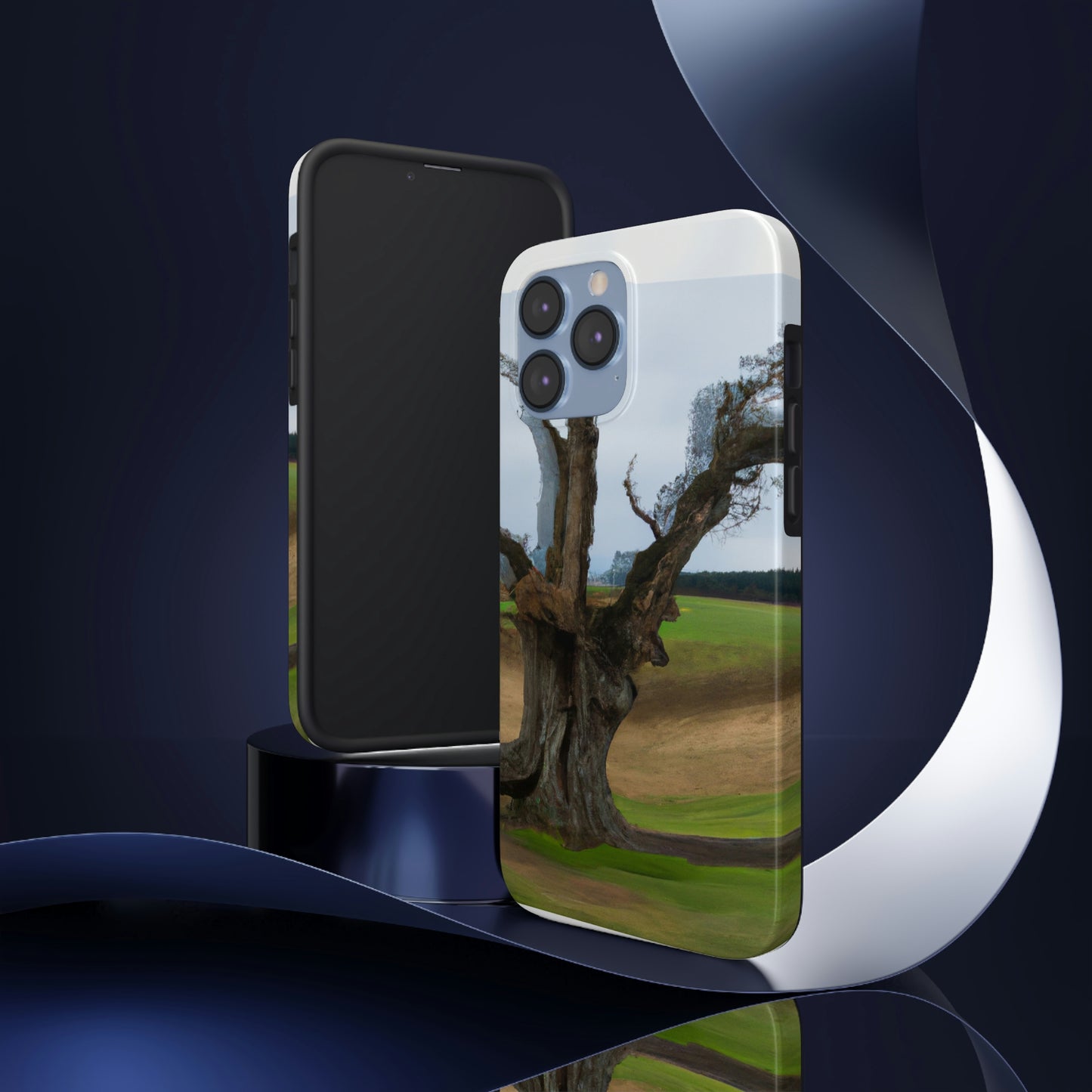 "A Shadow in the Meadow: The Last Standing Tree" - The Alien Tough Phone Cases