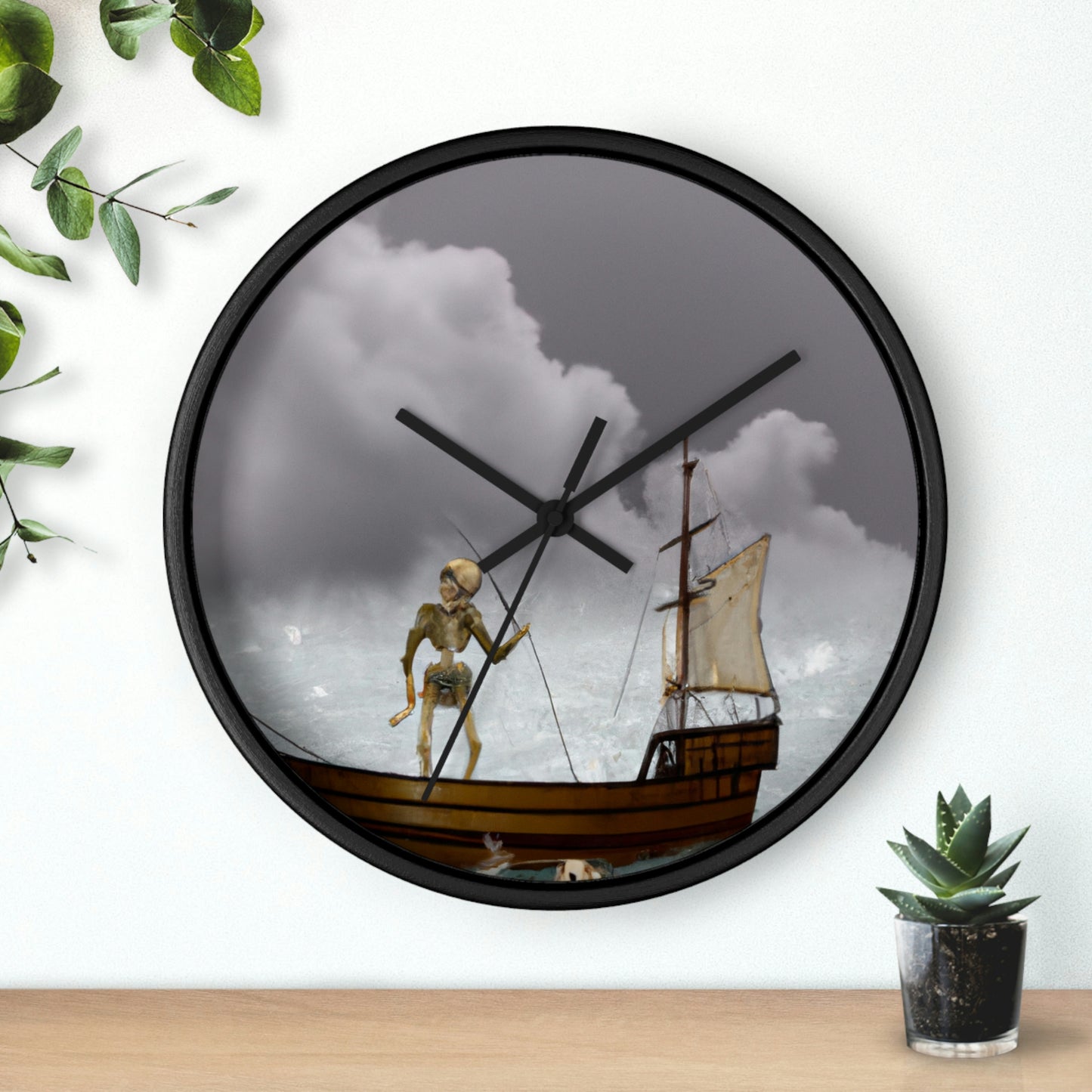 "The Phantom Captain of the Tempest Seas" - The Alien Wall Clock