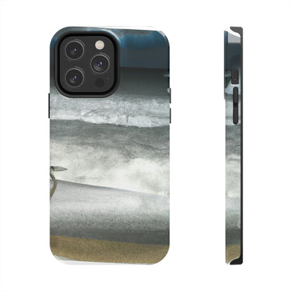 "A Sea of Turmoil: A Heron's Restlessness". - The Alien Tough Phone Cases