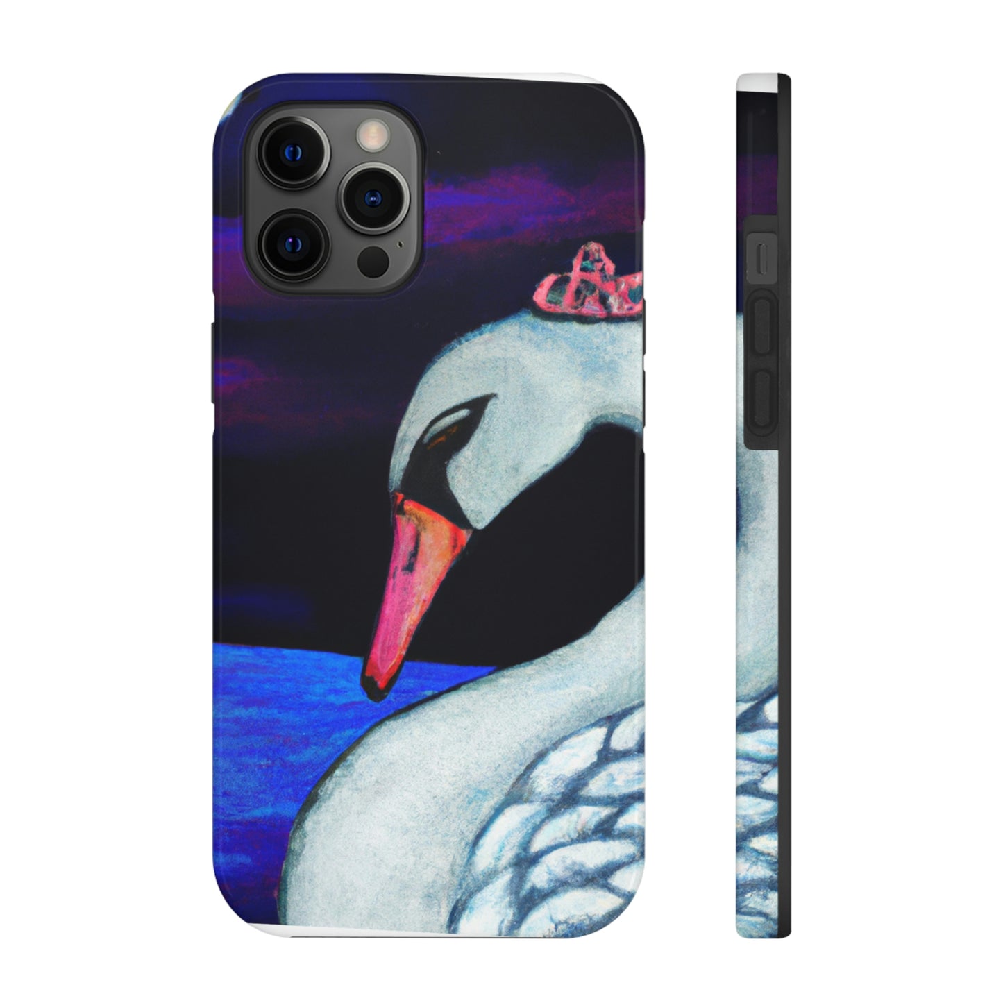 "A Swan's Lament: The Widwed Heavens" - Die Alien Tough Phone Cases