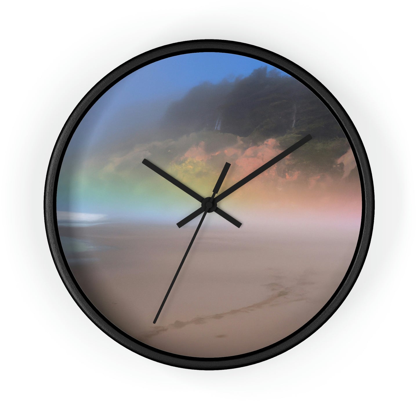 "A Painted Reflection of Solitude" - The Alien Wall Clock