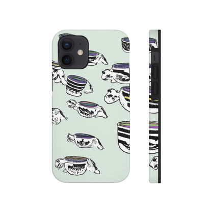 "Eine schnurrende, kostbare Teeparty-Parade" - Die Alien Tough Phone Cases