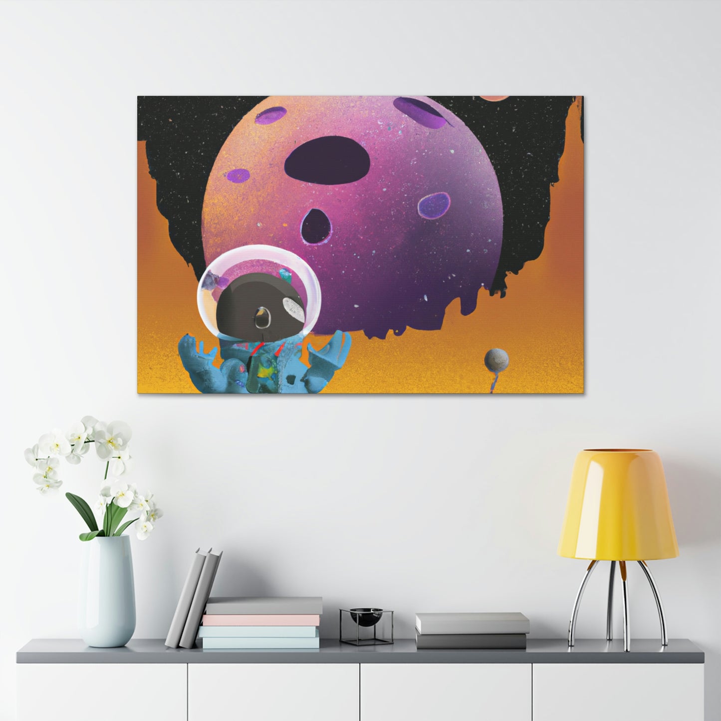 "Exploring the Unknown: The Adventures of a Space Captain and the Mysterious Planet" - The Alien Canva