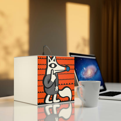 The Fox's Stolen Secret - The Alien Light Cube Lamp