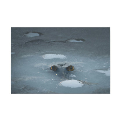 "The Frozen Lake Lurker" - Die Alien-Canva