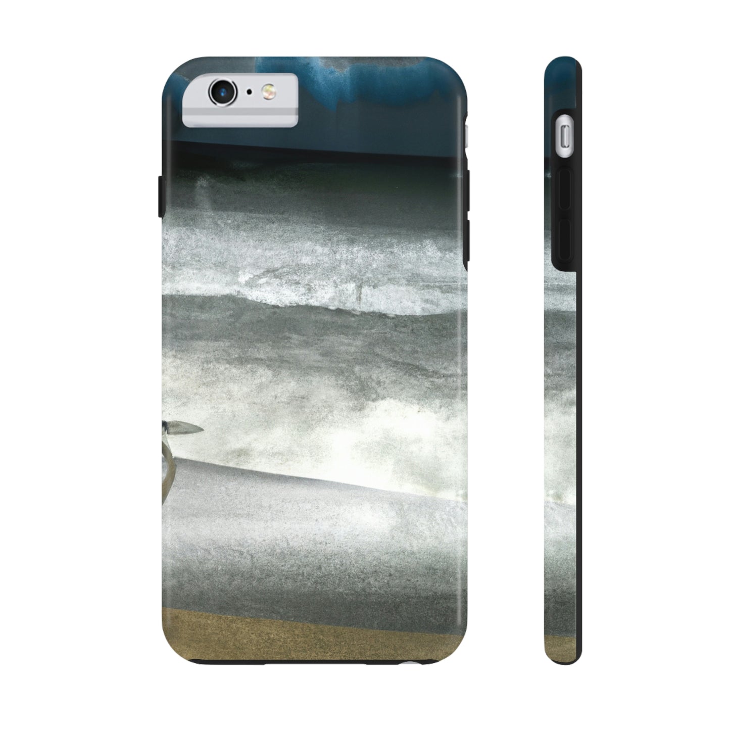 "A Sea of Turmoil: A Heron's Restlessness". - The Alien Tough Phone Cases