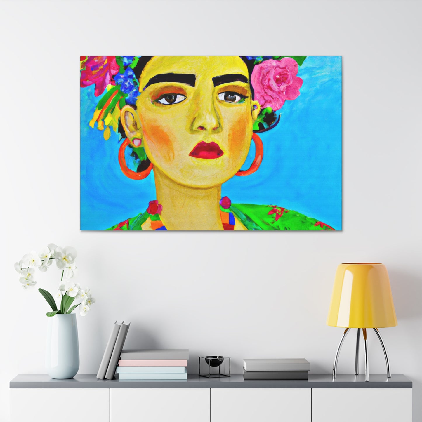 "Feroz y libre: un tributo a las mujeres mexicanas inspirado en Frida Kahlo" - The Alien Canva