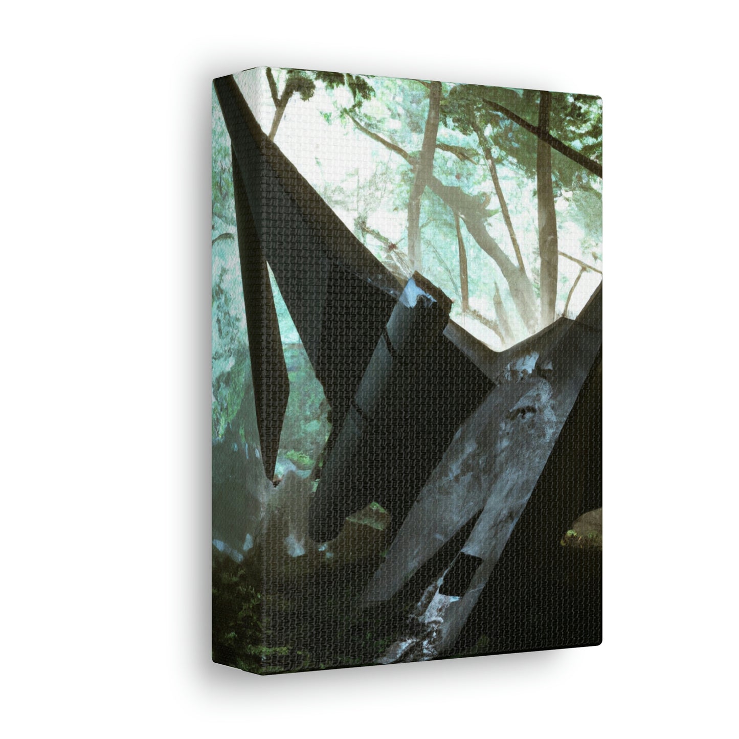 "Lost Amongst the Trees: A Tale of a Crashed Spaceship" - The Alien Canva