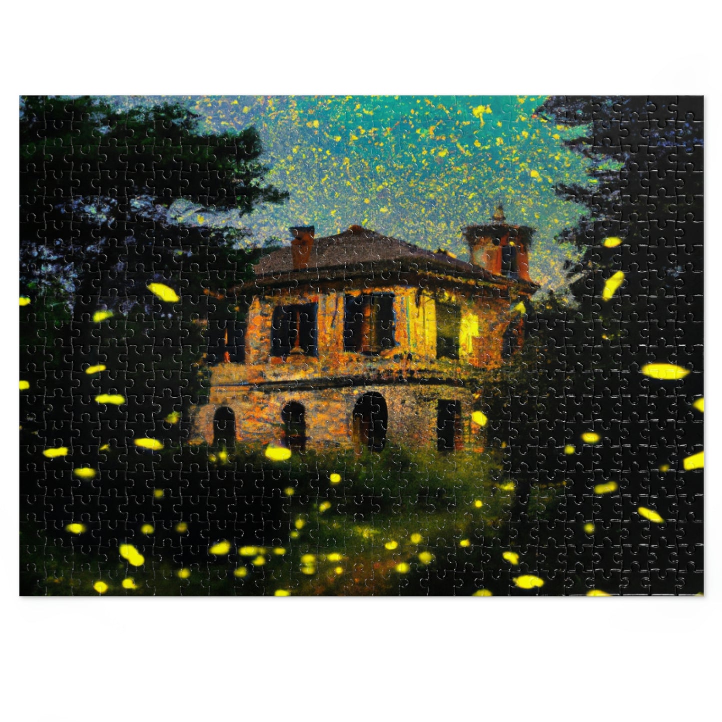 "A Shining Embrace of Fireflies" - The Alien Jigsaw Puzzle