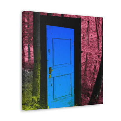 The Enigmatic Door of the Forest - The Alien Canva