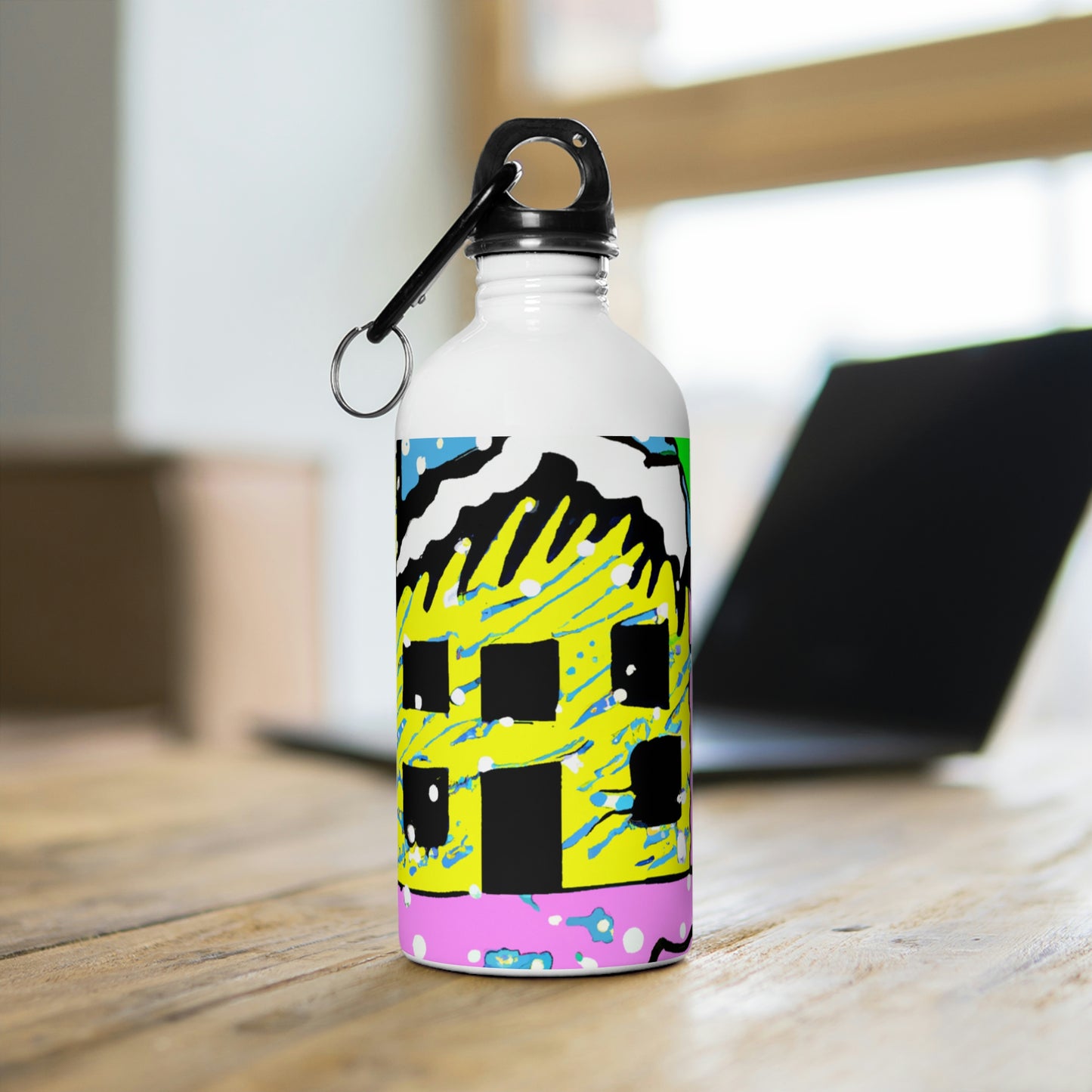 "Desolate Winter Dwelling" - The Alien Stainless Steel Water Bottle