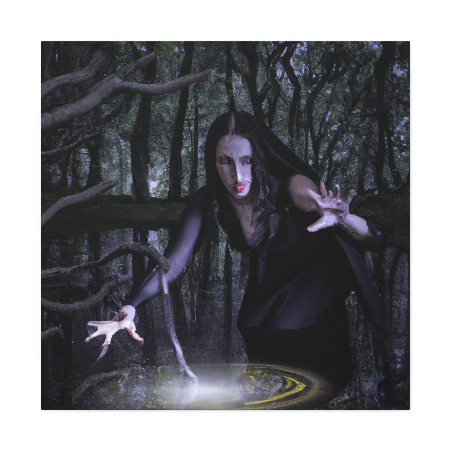 "The Witch and the Flooded Forest" - The Alien Canva