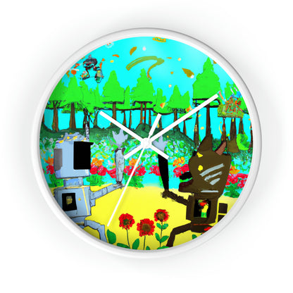 Robo Garden Wars - The Alien Wall Clock