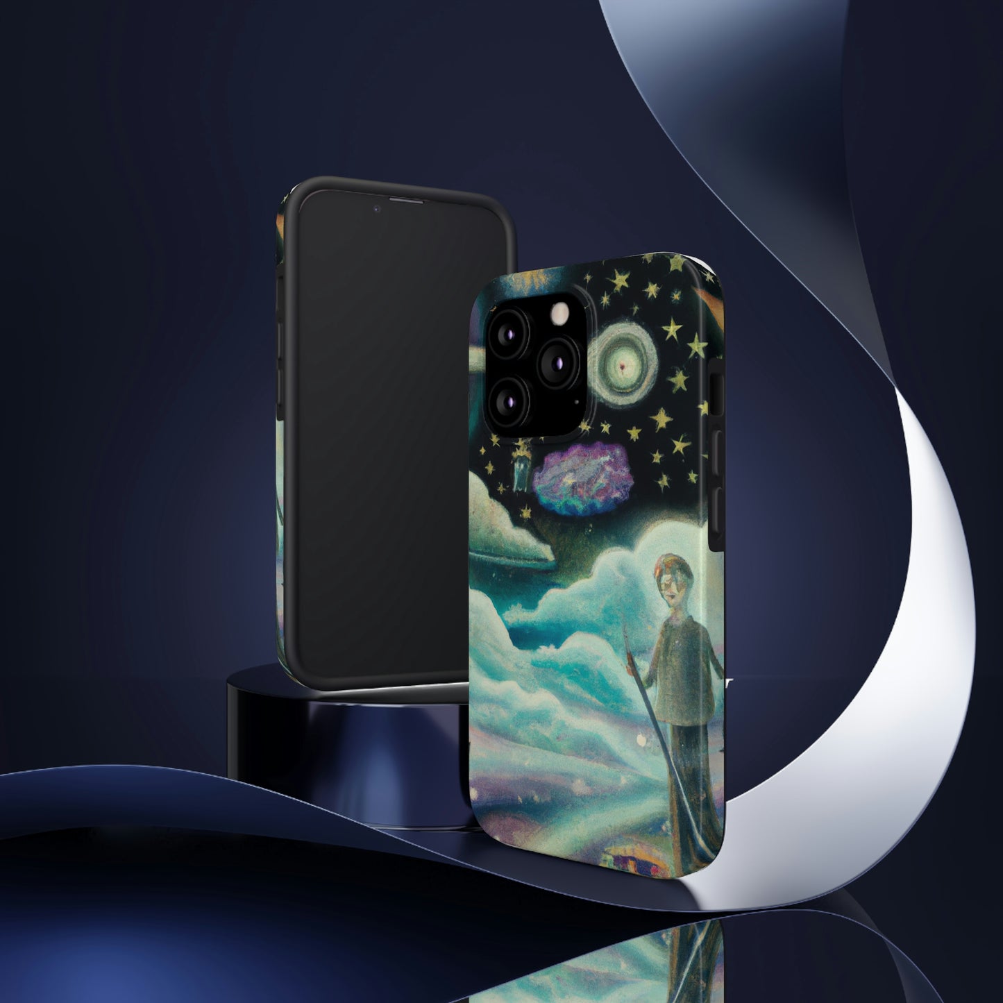 "A Sea of Diamonds in the Night" - The Alien Tough Phone Cases