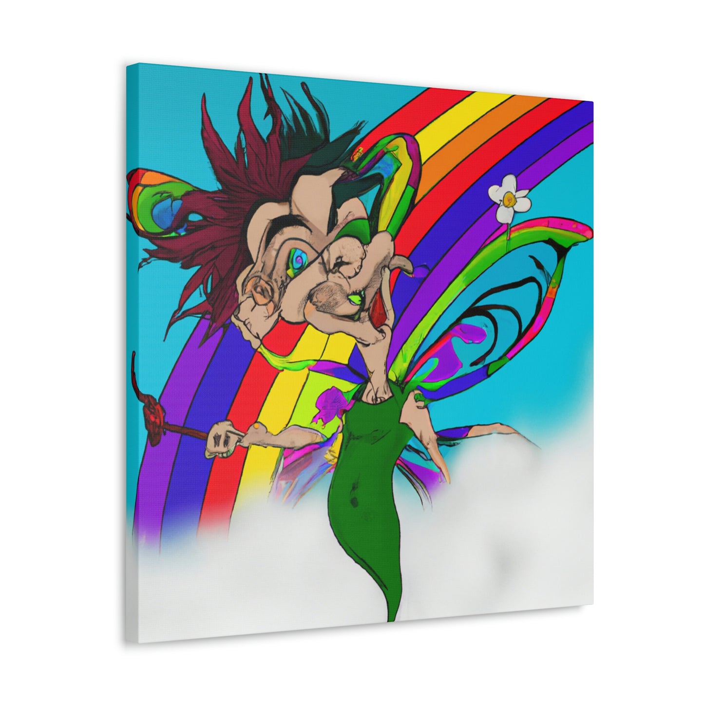 Rainbow Mischief Fairy - The Alien Canva