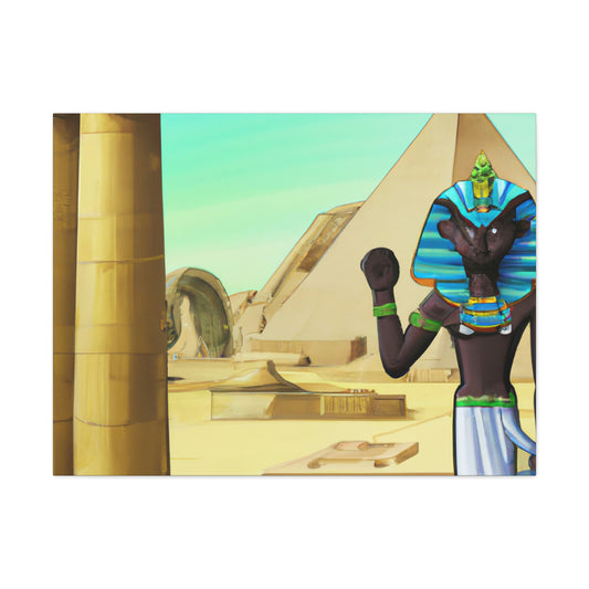 "Chrono-Clashing Pharaohs" - The Alien Canva