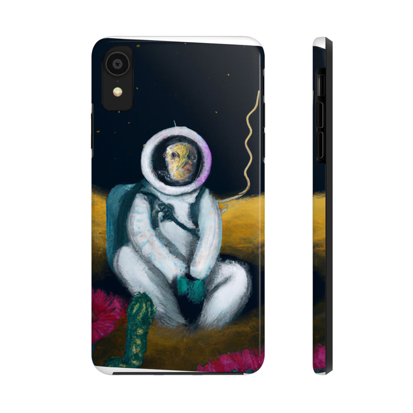 "Alone in the Dark: A Solitary Astronaut's Survival" - The Alien Tough Phone Cases