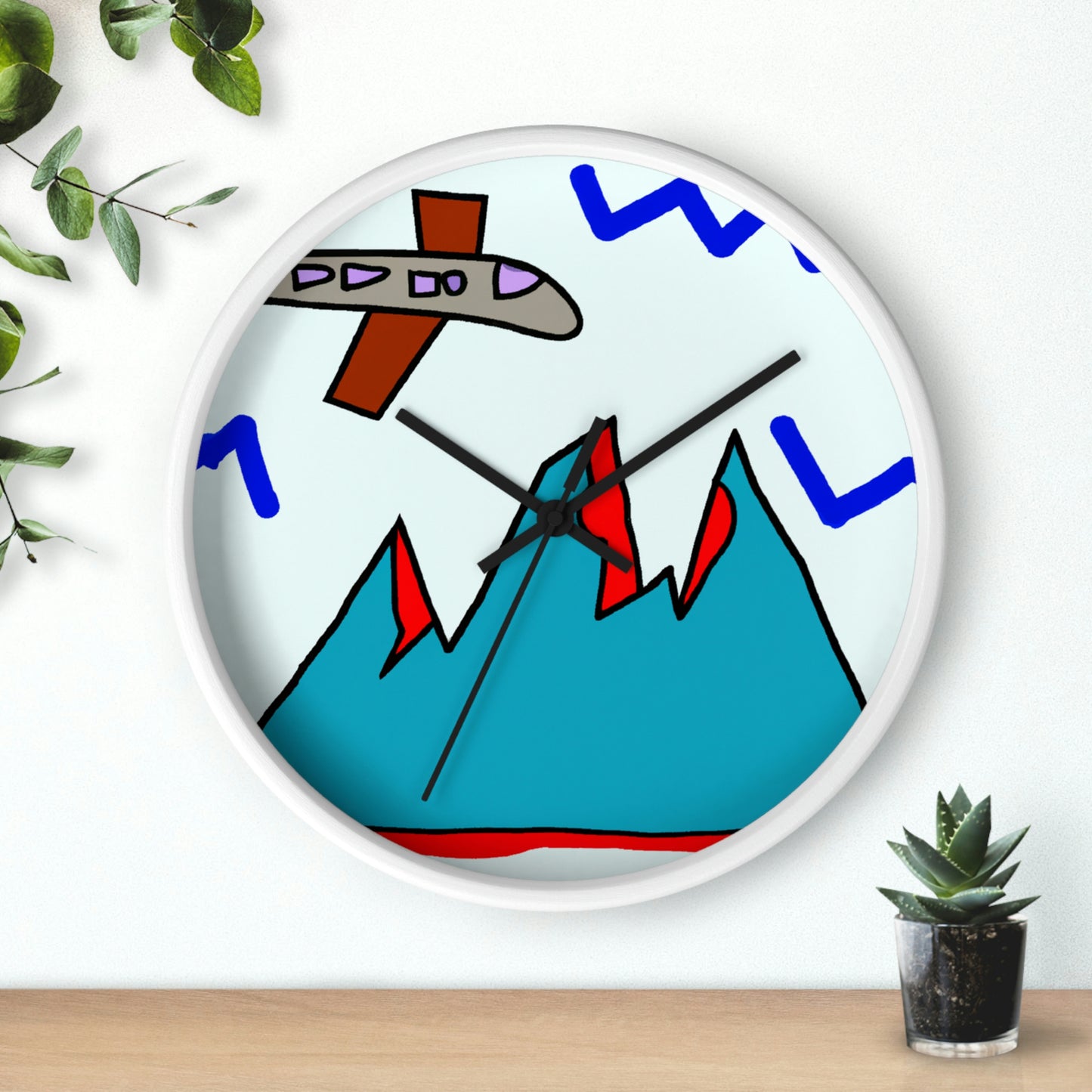 "Eye to Eye with Nature's Challenge" - The Alien Wall Clock