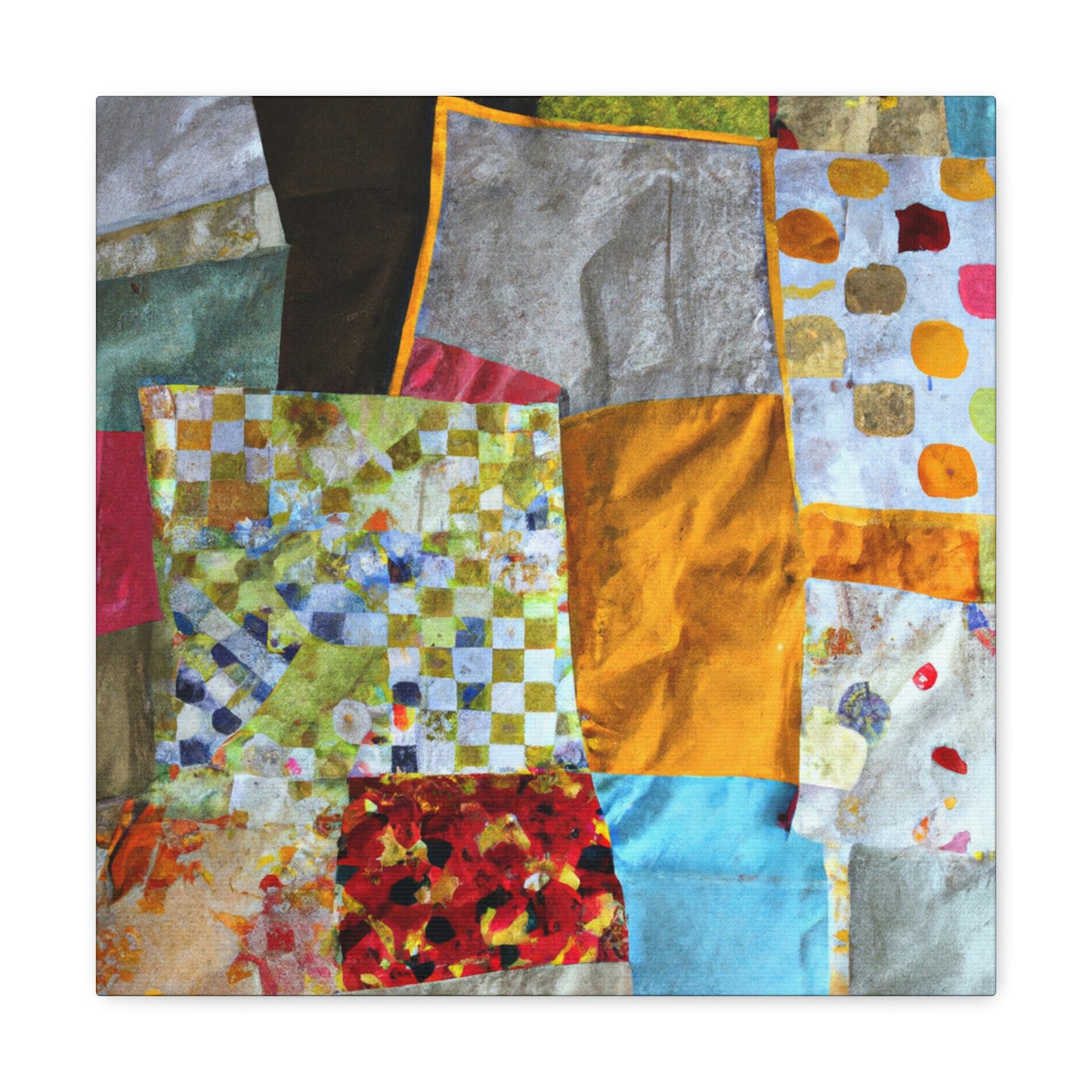 "Stitching Together a Scrap Quilt" - The Alien Canva