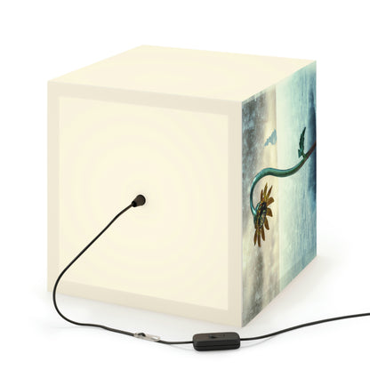 "Fighting the Frost: A Flower's Story" - Die Alien Light Cube Lampe