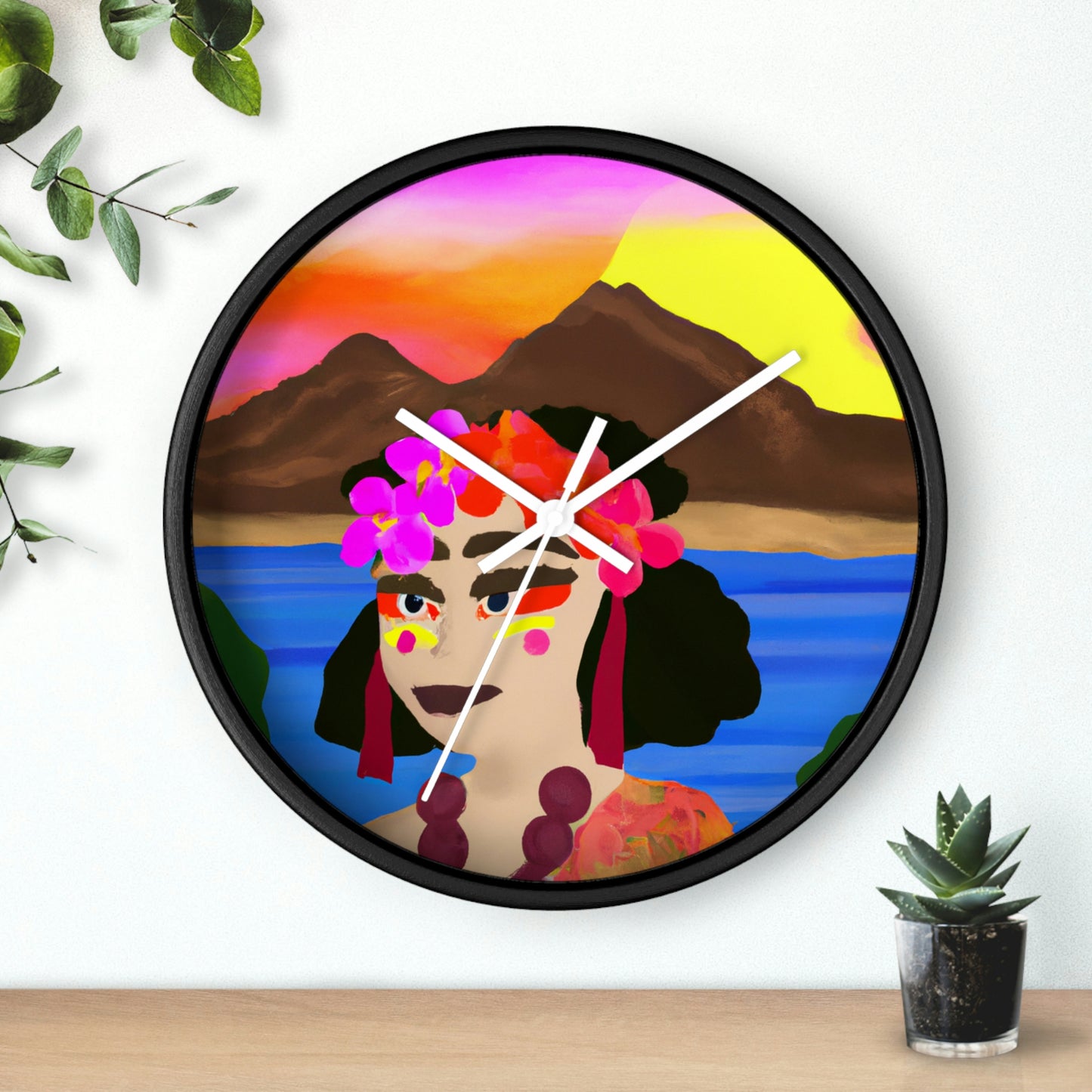 "Enchantment at Dusk" - The Alien Wall Clock