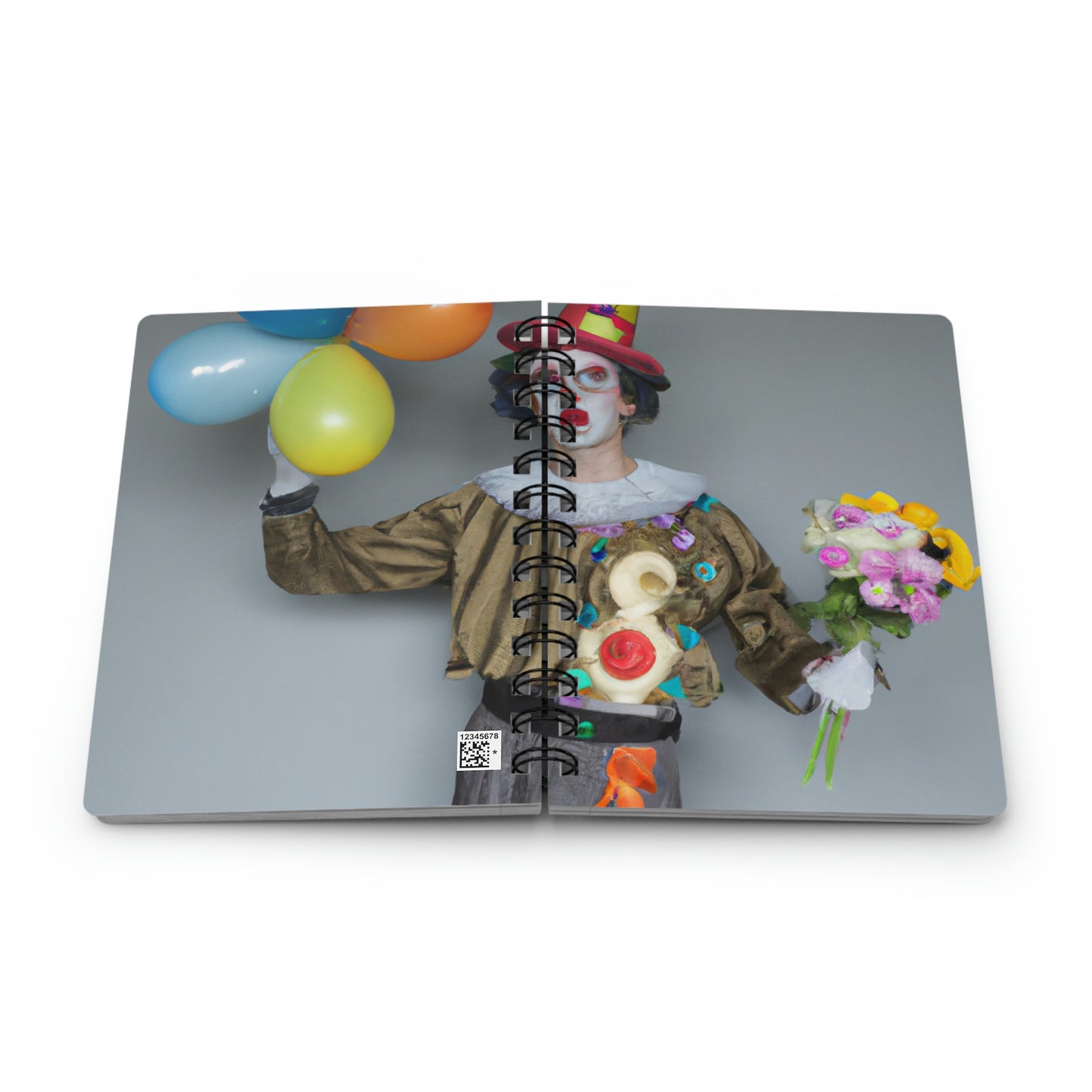 "Clowning Around with Balloons" - The Alien Spiral Bound Journal