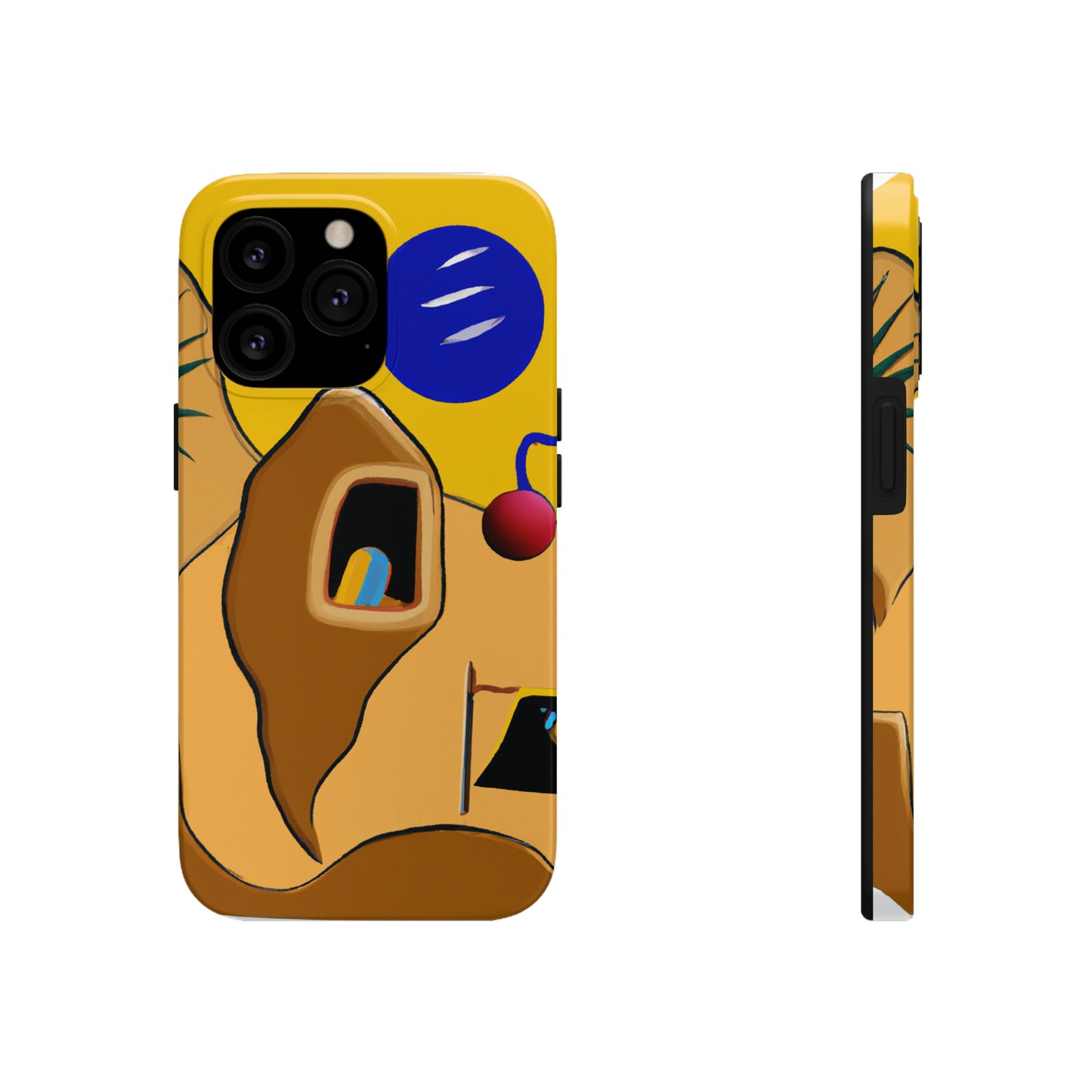 "Desert Mirage: The Forgotten Oasis" - The Alien Tough Phone Cases