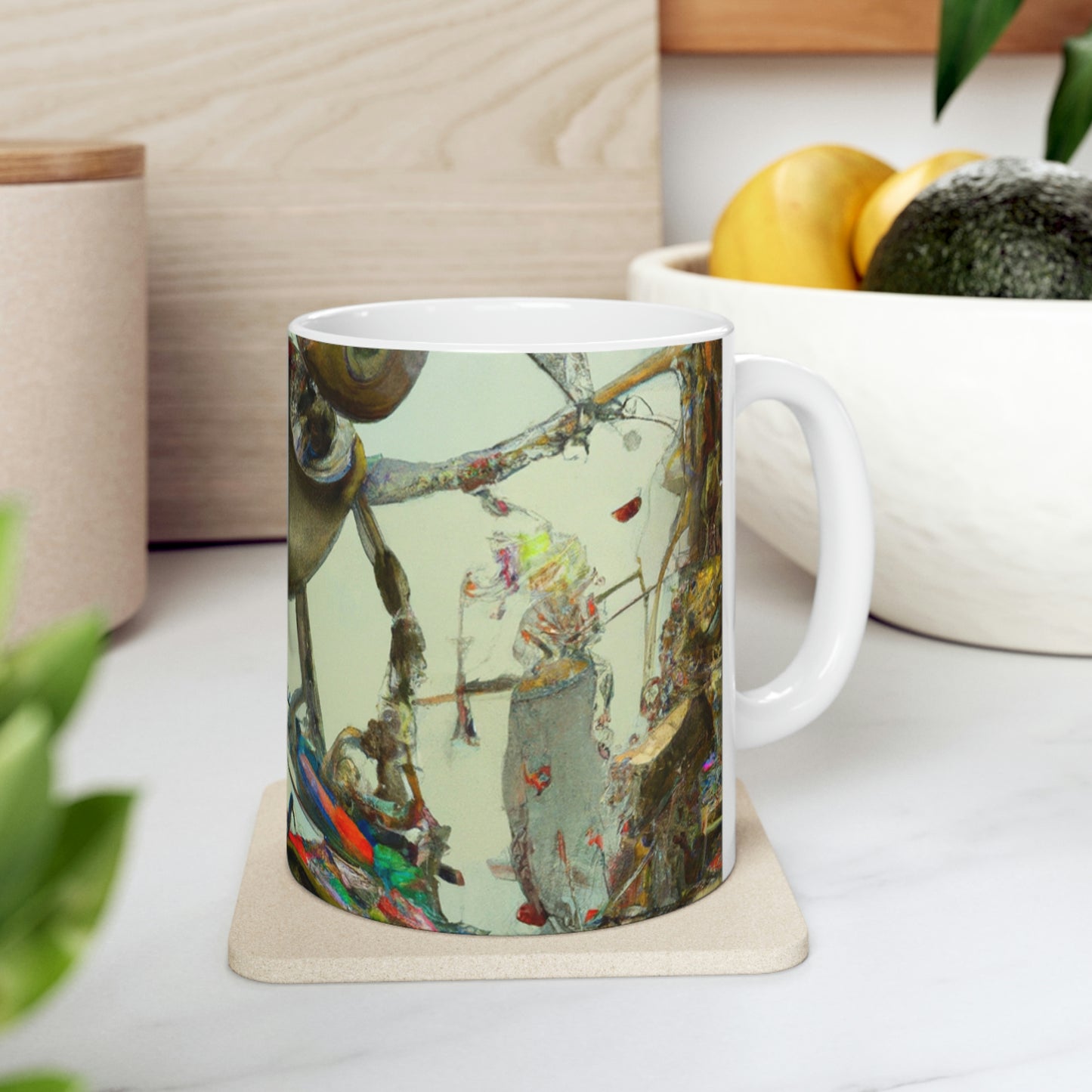 Robot Rejuvenates the Wilds - The Alien Taza de cerámica 11 oz