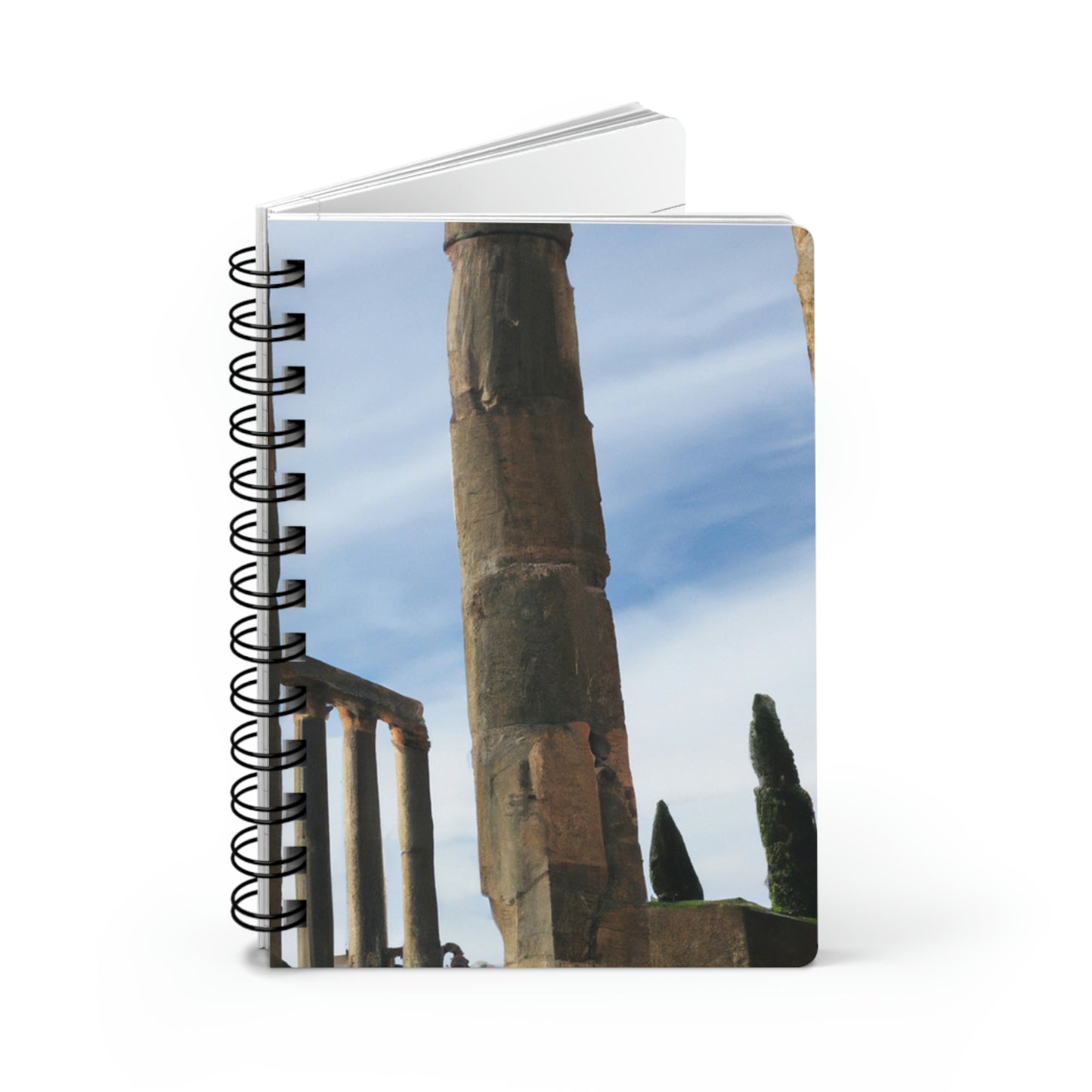 "Lost in Ancient Ruins: A Wanderlust Odyssey" - The Alien Spiral Bound Journal