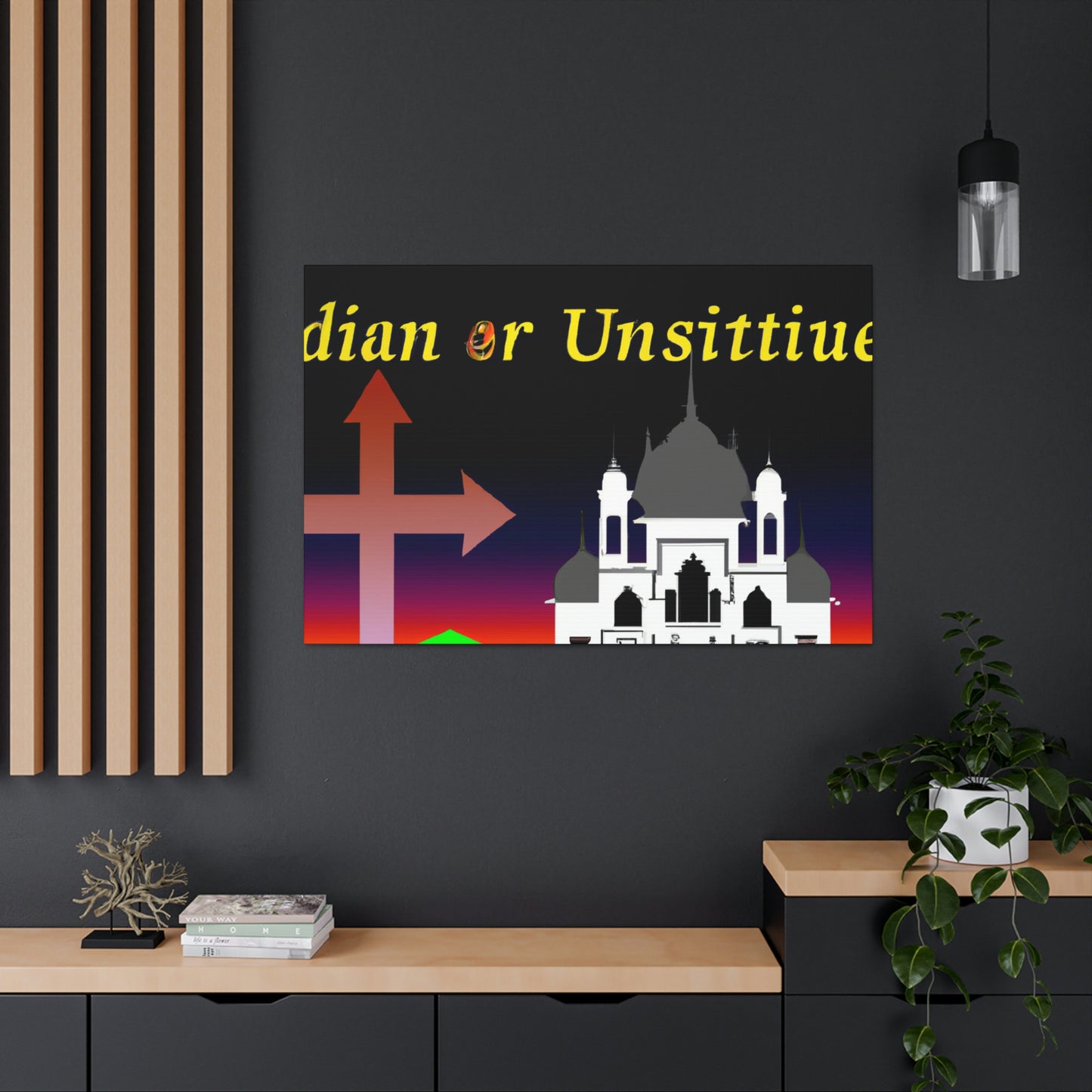 "Un mundo sin fe: examinando el fin de la religión" - The Alien Canva