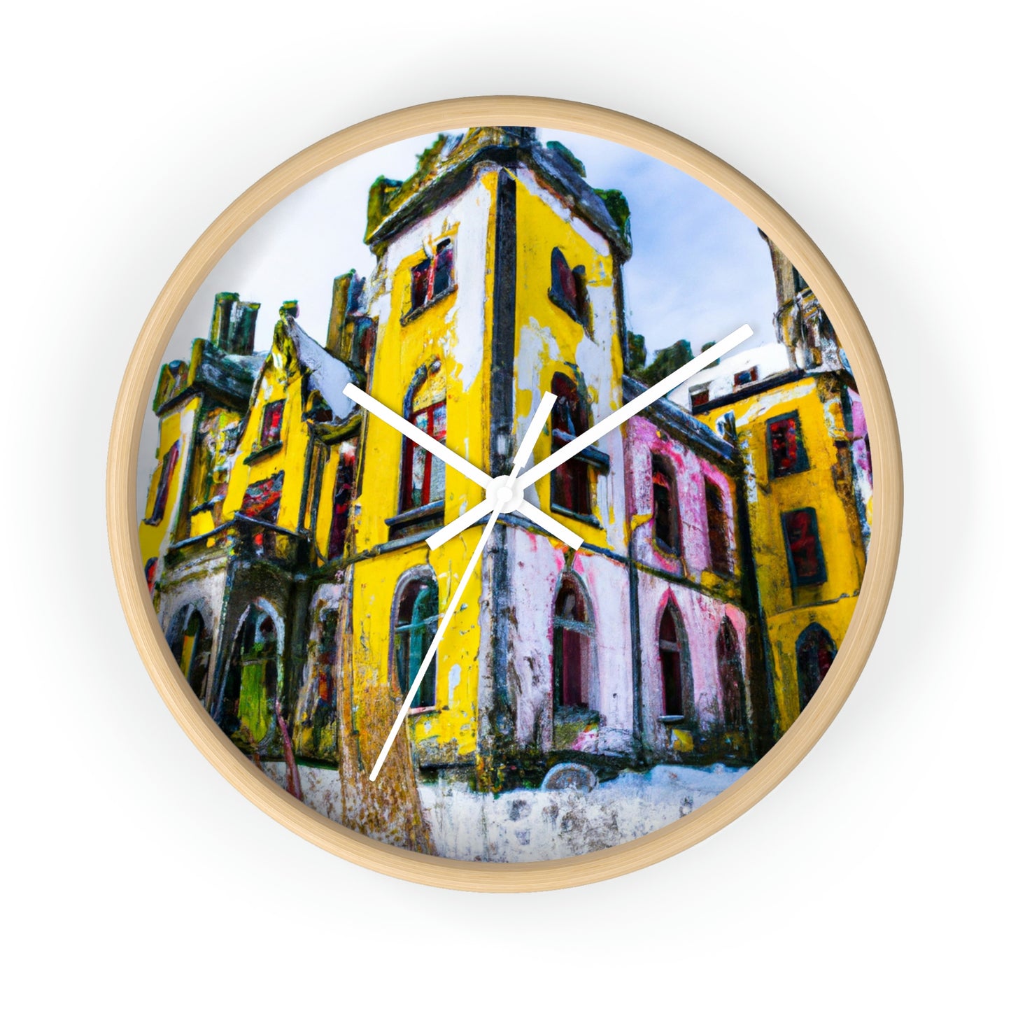 "Castillo de nieve y sombras" - El reloj de pared alienígena