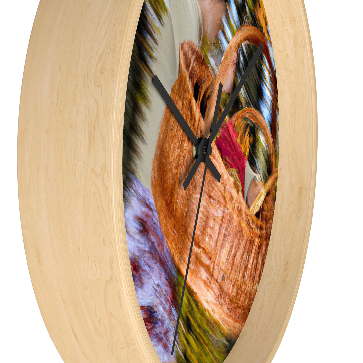 "Autumn Picnic in the Forest" - The Alien Wall Clock