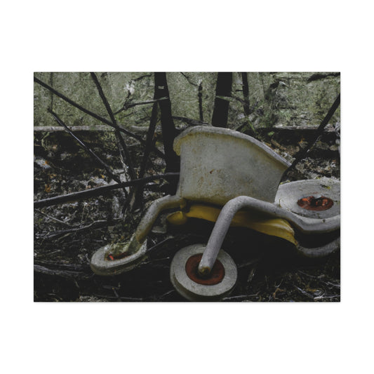 "Abandoned Reflections of a Forgotten Childhood" - The Alien Canva