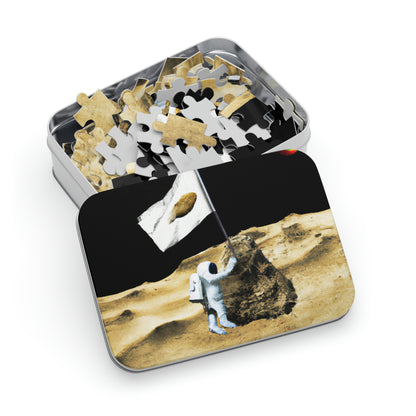 "Claiming Space: The Astronaut's Asteroid Flag Planting" - The Alien Jigsaw Puzzle