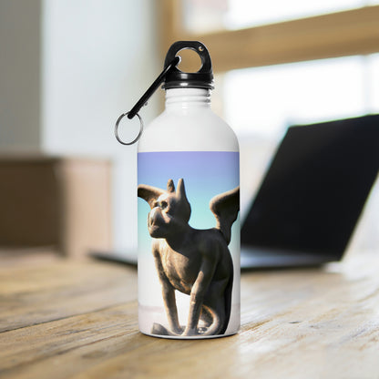 "Alone on the Hilltop: The Tale of a Solitary Gargoyle" - The Alien Stainless Steel Water Bottle