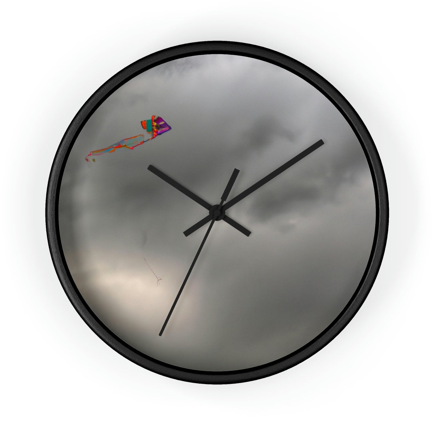 "Daring the Stormy Sky" - The Alien Wall Clock