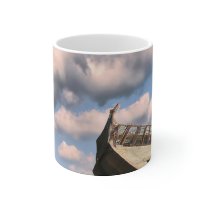 "A Boat Adrift: The Lost Legacy of the Sea." - The Alien Ceramic Mug 11 oz