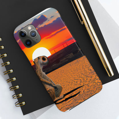 "Farewell to the Horizon" - Die Alien Tough Phone Cases