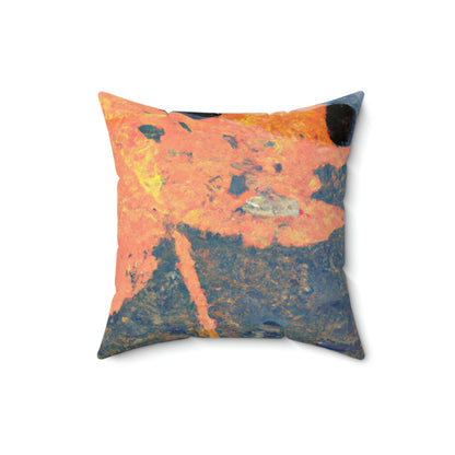 "Autumn Reflections" - The Alien Square Pillow